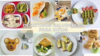 7 DESAYUNOS SALUDABLES PARA NIÑOS y adultos  recetas fáciles y rápidas [upl. by Cave354]