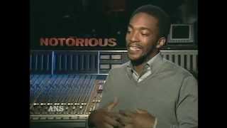 ANTHONY MACKIE ON TUPAC ROLE IN NOTORIOUS ANS INTERVIEW [upl. by Kirbie193]