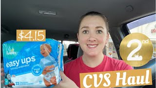 CVS 2nd Haul 415 Pampers Diapers HOT 945 Skincare deal [upl. by Nahtan811]