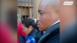 WATCH Steenkamp family leaves court [upl. by Lovett152]