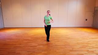 Clap Snap Line Dance Teach amp Dance [upl. by Nehcterg]