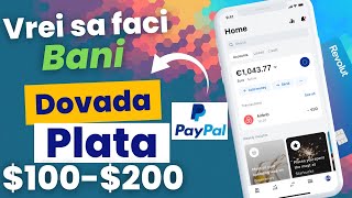 Castiga bani online cu plata in revolut PayPal si dovada live de plata [upl. by Htebesile266]