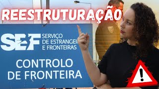 REESTRUTURAÇÃO DO SEF ACONTECERÁ ATÉ MARÇO DE 2023  Será este o fim do SEF Ou apenas uma mudança [upl. by Oiled]