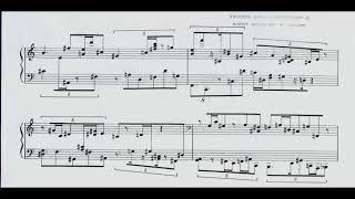 Iannis Xenakis Herma 1961 with score [upl. by Ogata]