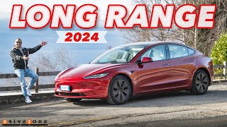 Con lei ADDIO ANSIA da AUTONOMIA  Tesla Model 3 LONG RANGE Highland 2024 [upl. by Obie]