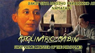 ANG DAKILANG TAGAPAYO NG UNANG PANGULO NG PILIPINAS NA SI APOLINARIO MABINI [upl. by Lseil]