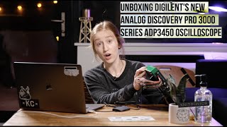 Unboxing Digilents New Analog Discovery Pro 3000 Series ADP3450 Oscilloscope [upl. by Nauqit]