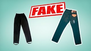 Levis 501 jeans REAL vs Fake Iriska Fashion Lab International [upl. by Itisahc]