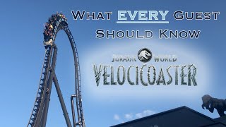 VELOCICOASTER  What EVERY Guest Should Know [upl. by Odlanier236]