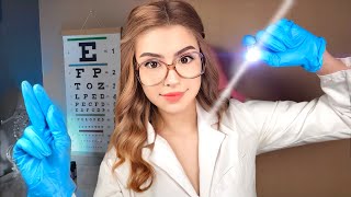 ASMR Eye Exam FAST and AGGRESSIVE 👓 UNPREDICTABLE Light Triggers ASMR for SLEEP CHAOTIC ⚡️ [upl. by Gies458]