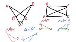 Geometry 47 Congruence in Overlapping Triangles [upl. by Ientruoc]