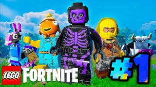 I Played Lego Fortnite Survival  Episode One 1 [upl. by Burns523]