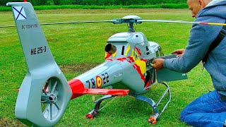 WOW  EC120 KOLIBRI  PHANTASTIC BIG RC MODEL HELICOPTER  FLIGHT DEMONSTRATION  FRANCIS PADUWAT [upl. by Itnahs663]