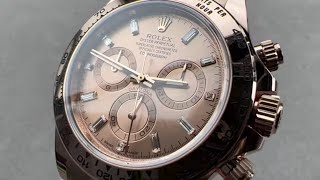 Rolex Cosmograph Daytona DIAMOND Index Dial 116505 Rolex Watch Review [upl. by Eimrots135]