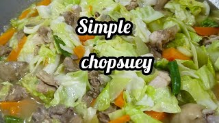 simple chopsuey [upl. by Warram]