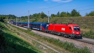 Bahnverkehr im Tullnerfeld  Betrieb auf der Neuen Westbahn 4K [upl. by Tuhn]