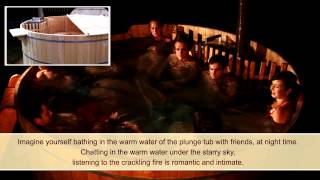 Plunge tub barrel sauna wooden housewwwverkaufro [upl. by Akemahs871]