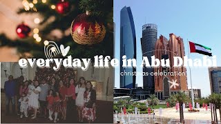 Everyday life in Abu Dhabi  Living in Abu Dhabi  Christmas celebration in the Middle East [upl. by Lemrahs]