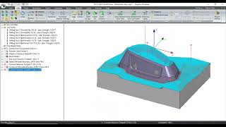 NCG CAM Tutorial 3  Rough Adaptive Mill 3D Toolpath Mold amp Die [upl. by Notniv]