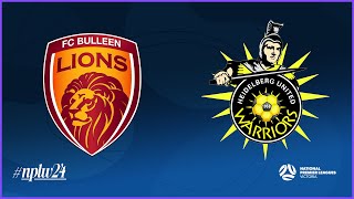 2024 NPLWVIC Round 2 FC Bulleen Lions v Heidelberg United FC [upl. by Ellehcal]