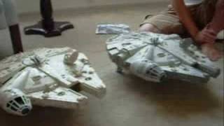 Star Wars Legacy Collection Millennium Falcon ReviewPart 1 [upl. by Ainehs]