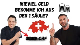 Wieviel Geld aus der 1Säule steht mir zu in der Schweiz 🇨🇭  Berechnung Beispiel und Erklärung 📝 [upl. by Nwahsud482]