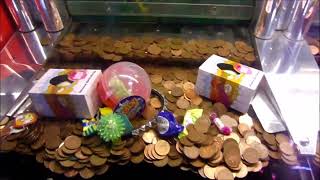 Coin Operated Pirates Cove Pusher Amusement Arcade Machine [upl. by Gunning]