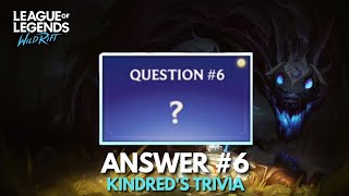 Answer 6  Kindreds Trivia  Wild Rift [upl. by Raimund803]