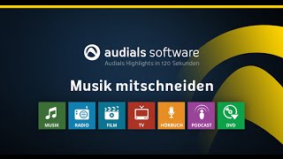 Audials 2016 in 120 Sekunden Musik von AudioStreamingDiensten mitschneiden [upl. by Maida197]