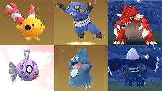 CATCH SHINY FEEBAS amp EGGS CHINGLING CROAGUNK MUNCHLAX  LEGENDARY POKÉMON KYOGRE amp GROUDON [upl. by Salamone]