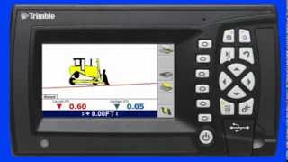 Trimble GCS900 Grade Control System Lane Guidance [upl. by Felicle]