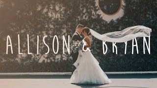 Allison and Bryan Wedding Video [upl. by Eedak]