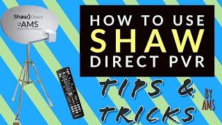 Shaw Direct PVR Record your favorite shows Did you know it could do this [upl. by Nestor12]