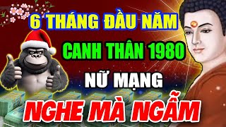 LÁ SỐ TỬ VI Tuổi Canh Thân 1980 Nữ Mạng Phát Tài Bùng Nổ Tiền Về TỚi Tấp Cực Giàu [upl. by Lrad]