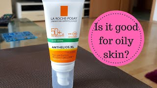 La Roche Posay Anthelios XL Anti Shine Review [upl. by Eanar]