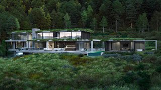 Picturesque Residence Waiora in New Zealand Amazing Visualization of a Private Oasis by Waimarino [upl. by Seira]