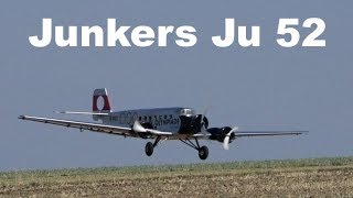 Junkers Ju 52 scale RC airplane 2018 [upl. by Dnama215]