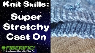 Super Stretchy Knit Cast On [upl. by Olney]