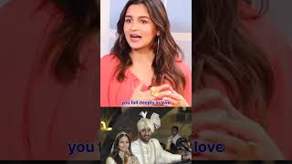 Alia reveals❤️her love marriage with ranbir she loves him much aliabhatt bollywood love kareena [upl. by Joab]