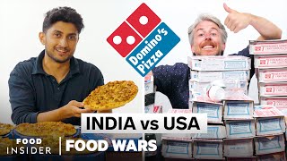 US vs India Domino’s Pizza  Food Wars  Food Insider [upl. by Hamlen]