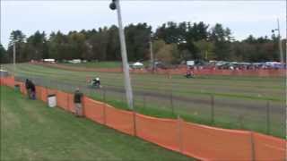 HD NHSA Snowmobile Grass Drags at Brookvale Farm FremontNH 10072012 [upl. by Enyrat468]