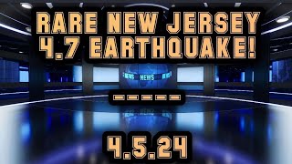 RARE New Jersey 2024 Earthquake [upl. by Broida8]