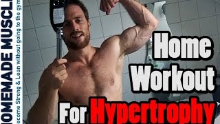 Home Workout for Mass hypertrophy [upl. by Athelstan]