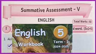 5th standard SUMMATIVE ASSESSMENT WORKBOOK ANSWERS [upl. by Rudich444]