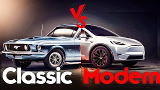 Classic vs modem cars [upl. by Edak282]