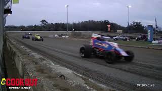 LIVE 2024 USAC Sprints Winter Dirt Games at Ocala Speedway Friday [upl. by Ochs]