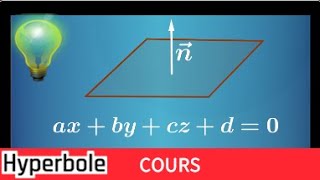 vecteur normal et équation cartésienne dun plan  cours  géométrie dans lespace [upl. by Kampmann]