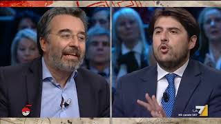 Marco Damilano vs Stefano Buffagni M5S Nel contratto di governo avevano escluso il condono [upl. by Kraska]