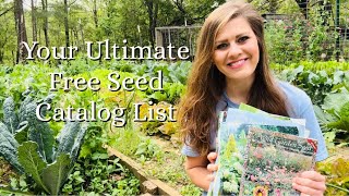 Your Ultimate FREE Seed Catalog List [upl. by Hester]