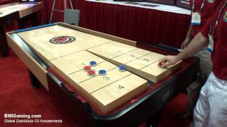 Metro Motor City Snapback Rebound Shuffleboard Table  BMIGamingcom  Mega Mania [upl. by Dygal]